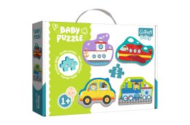 Puzzle trefl baby clasic vehicule pentru transport 8 piese
