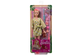 Barbie set de joaca cu accesorii papusa barbie o zi la spa