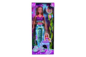 Papusa steffi sirena cu paiete