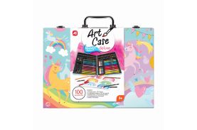 Art case set de desen deluxe cu 100 de accesorii unicorn