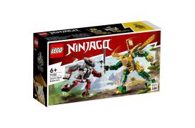 Lego ninjago lupta cu robotul evo a lui lloyd 71781
