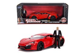 Masinuta fast and furious lykan hypersport scara 1:18 si figurina dominic