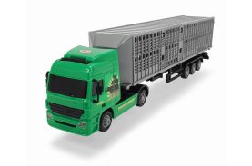 Dickie camion transport animale cu remorca 42 cm