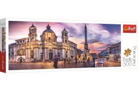 Puzzle trefl 500 panorama piata navona din roma