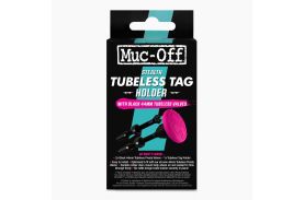 Valva tubeless 44mm Muc-Off Stealth Tubeless Tag Holder cu suport Apple AirTag
