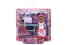 Papusa barbie chelsea bruneta set de joaca spargatorul de nuci