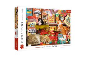 Puzzle trefl 1000 pisici si dulciuri