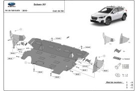 Scut motor metalic Subaru XV, ani fabricatie 2018-2022