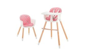Scaun de masa kinderkraft sienna, 2 in 1, pink