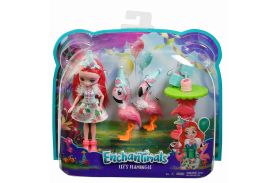 Enchantimals set tematic flamingo party