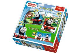 Puzzle trefl 2in1 memo thomas si prietenii