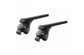 Sistem Bare transversale Green Valley Quick CC otel pentru FORD Focus, 5 usi Estate, model 2011-prezent, Sistem cu prindere pe bare longitudinale integrate