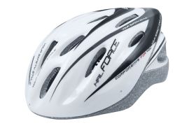 Casca Force Hal Alb/Negru XS/S (48-54 cm)