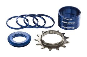 Kit single speed Reverse 13T albastru inchis