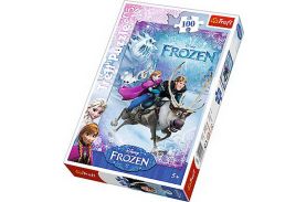 Puzzle trefl 100 salvarea anei frozen