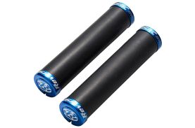 Mansoane silicon Reverse Seismic-Ergo O32mm, Lock On, 145mm, Negru/Albastru