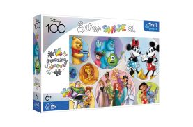 Puzzle trefl primo super shape xxl 160 disney 100 lumea disney