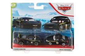 Cars3 set 2 masinute metalice lewis hamilton si bruce boxmann