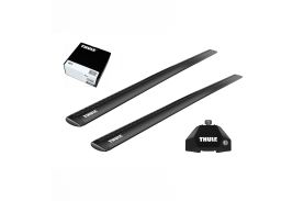 Bare transversale Thule Evo Fixpoint Wingbar Evo Black pentru MERCEDES BENZ CLA (C118) 4 usi Coupe, model  2019 - prezent, Sistem cu prindere in puncte fixe