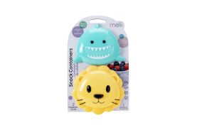 Set 2 recipiente hrana bebe, melii, model shark&lion