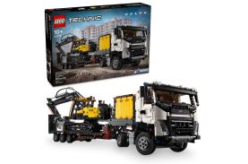 Lego technic camionul fmx si excavatorul electric ec230 de la volvo 42175