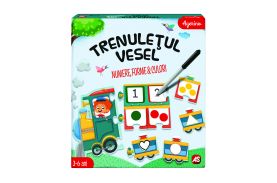 Trenuletul vesel numere forme culori