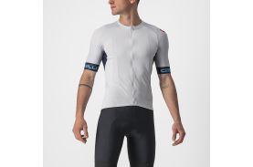 Tricou cu maneca scurta Castelli Entrata IV, Gri/Bleumarin/Bleu, XXL