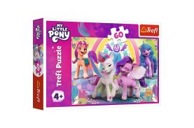 Puzzle trefl 60 my little pony in lumea prieteniilor