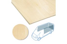Capitonaj pereti KoskiStandard de 6.5 mm pentru FORD Transit 3750 L3H2 model 2014 - 2018, cu tractiune fata si usi culisante pe partea dreapta, fara geamuri, suprafata de 9 mp