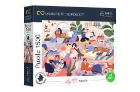 Puzzle trefl uft 1500 imbratisari zilnice