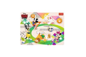 Puzzle trefl din lemn 8 piese mickey mouse si prietenii