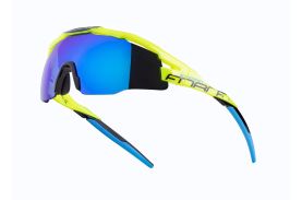Ochelari Force Everest, lentila albastra oglinda, fluo