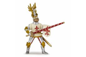 Papo figurina cavaler crin alb