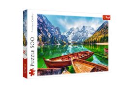 Puzzle trefl 500 lacul braies italia