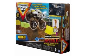 Monster jam set camioneta cu nisip si accesorii maxfun