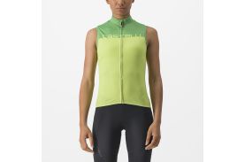 Tricou fara maneci Castelli Velocissima SL de dama Lime/Verde L