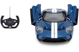 Masina cu telecomanda ford gt albastru cu scara 1 la 14