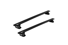 Bare transversale Thule Evo Fixpoint Wingbar Evo Black pentru KIA Seltos 5 usi SUV, model 2020 - prezent, Sistem cu prindere pe bare longitudinale integrate
