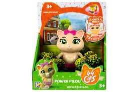 44 de pisici figurina pilou 15cm cu lumini si melodii