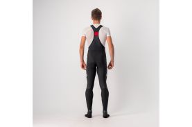Pantaloni lungi cu bretele Castelli Velocissimo 5, Negru/Gri, M