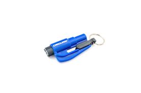 Breloc auto pentru urgențe Carguard – tăietor centură de siguranță + ciocan sparge geam