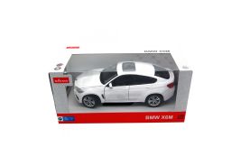 Masinuta metalica bmw x6m alb scara 1 la 24