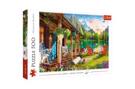 Puzzle trefl 500 cabana din munti
