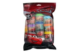 Set 10 borcanase cu plastilina cars