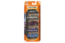 Matchbox set 5 masinute metalice mbx wagons scara 1:64