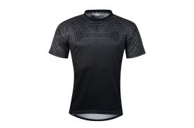 Tricou ciclism Force City, negru/gri, XXXL