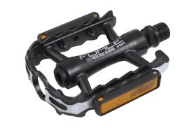 Pedale Force Edge Aluminiu, cu rulmenti, negre