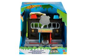 Hot wheels postul de politie cu masinuta inclusa