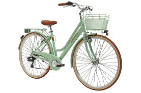 Bicicleta Adriatica Retro Lady 28 Verde 45 cm