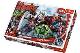 Puzzle trefl 100 incepe atacul marvel